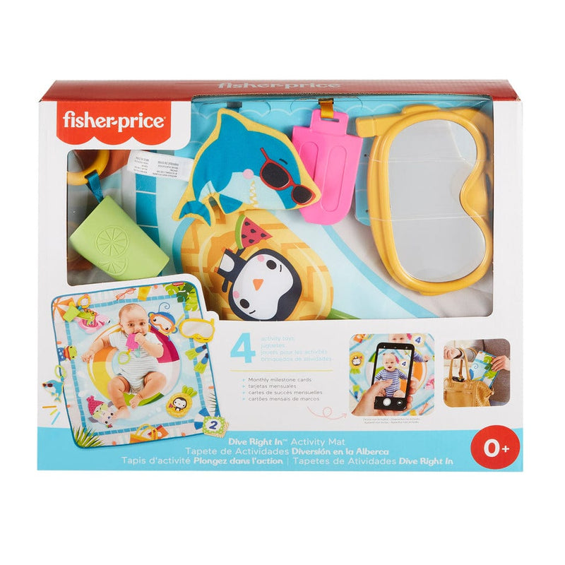Laad de afbeelding in de Gallery-viewer, Fisher Price Speelmat Zwembadthema