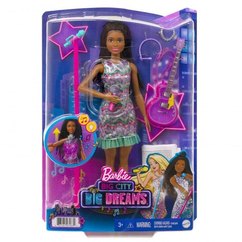 Laad de afbeelding in de Gallery-viewer, Barbie Big City Big Dreams Zangeres Brooklyn