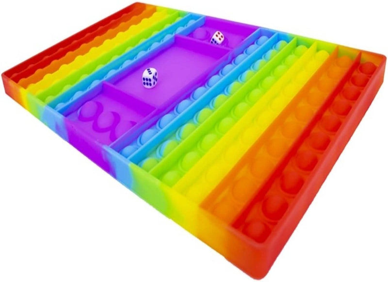 Laad de afbeelding in de Gallery-viewer, Magic fidget pop it challange rainbow 30 x 18 cm