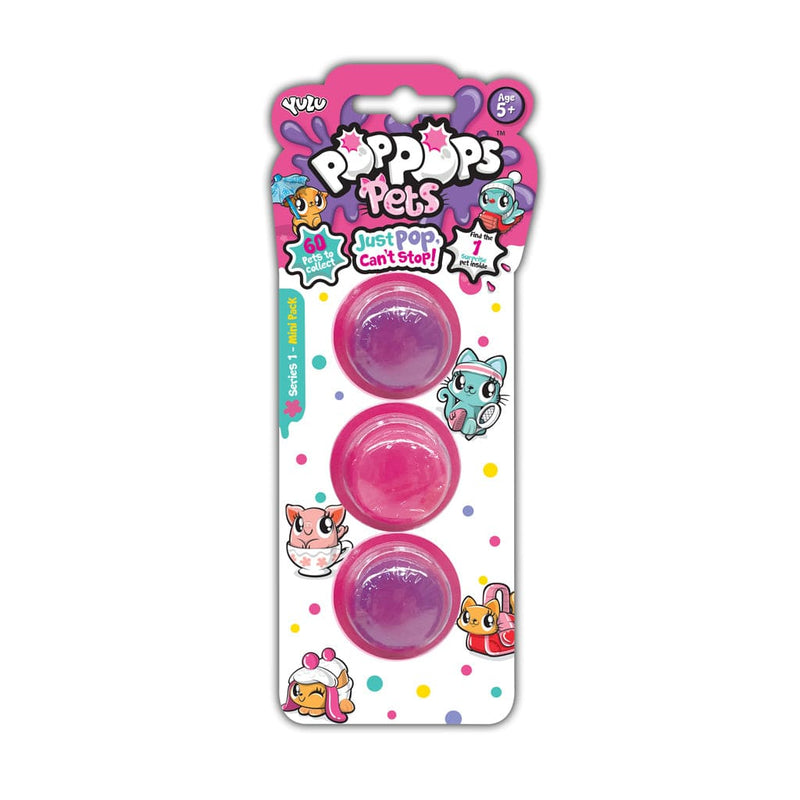 Laad de afbeelding in de Gallery-viewer, Yulu Poppops Pets Series 1 3 Stuks