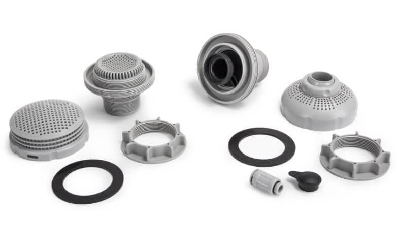 Laad de afbeelding in de Gallery-viewer, Intex In- En Uitlaat Set Ø 38 Mm Hydro Aeration