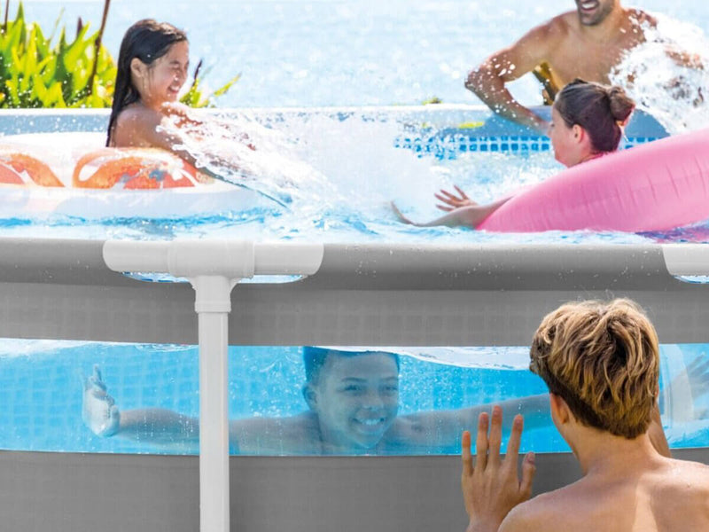 Laad de afbeelding in de Gallery-viewer, Huismerk Intex Prism Frame Clearview Zwembad 427 X 107 Cm