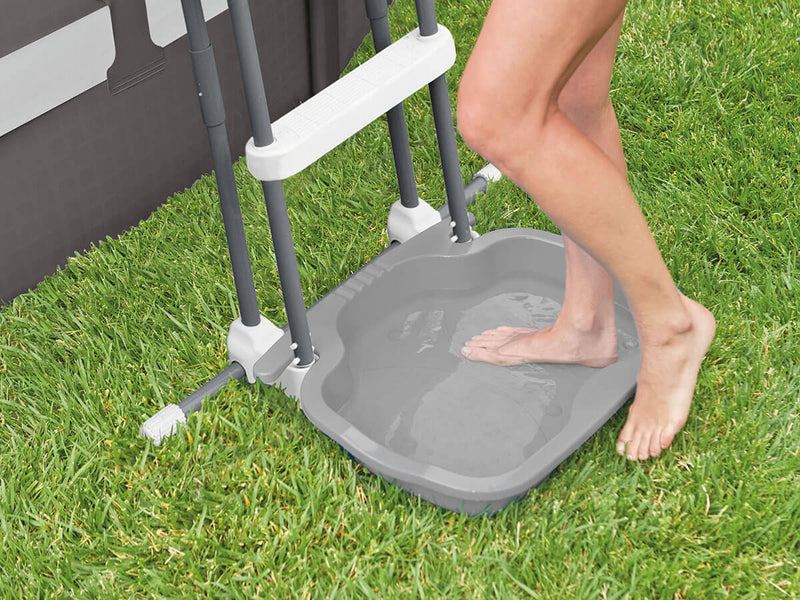 Laad de afbeelding in de Gallery-viewer, Huismerk Intex Voetenbad - Grijs