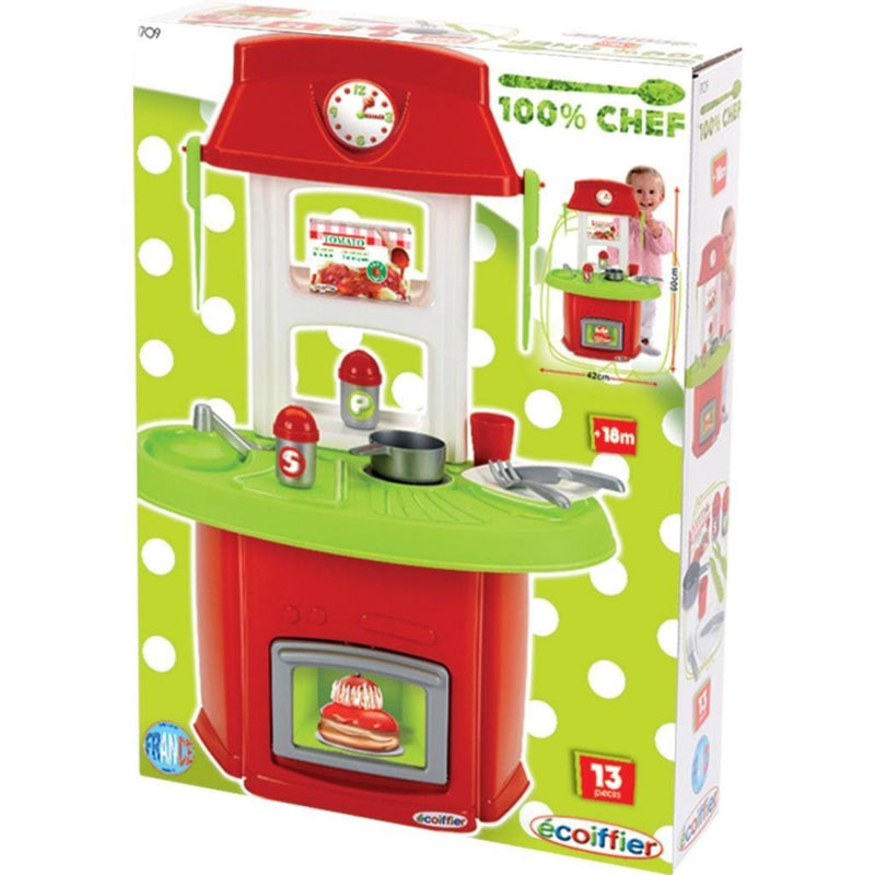 Laad de afbeelding in de Gallery-viewer, Ecoiffier 100% Chef Keuken