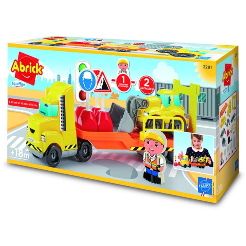 Laad de afbeelding in de Gallery-viewer, Abrick Vrachtwagen Met Oplegger