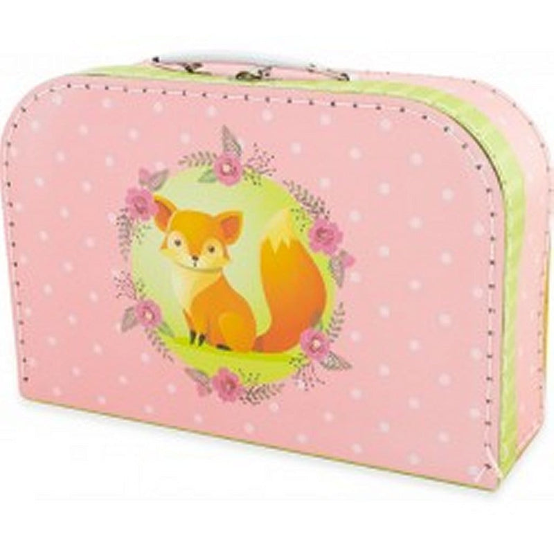 Laad de afbeelding in de Gallery-viewer, Simply For Kids Tinnen Theeservice Vos In Koffer 15-Delig