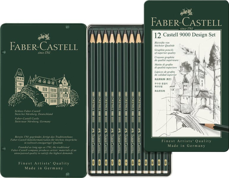 Laad de afbeelding in de Gallery-viewer, Faber Castell Fc-119064 Potlood 9000 Designset