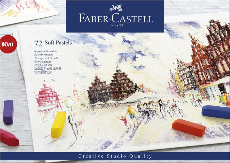 Laad de afbeelding in de Gallery-viewer, Faber Castell Fc-128272 Pastelkrijt Halve Lengte Etui à 72 Stuks