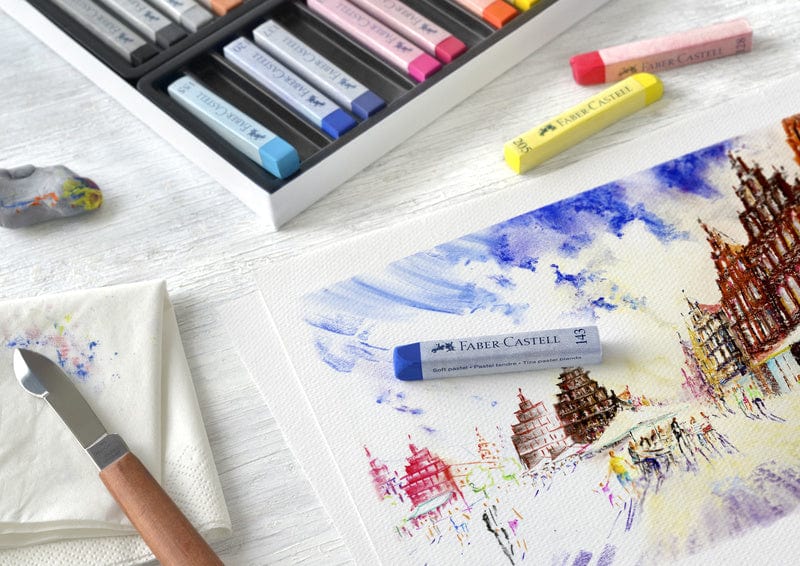 Laad de afbeelding in de Gallery-viewer, Faber Castell Fc-128336 Pastelkrijt Creative Studio Softpastel 36 Delig Etui