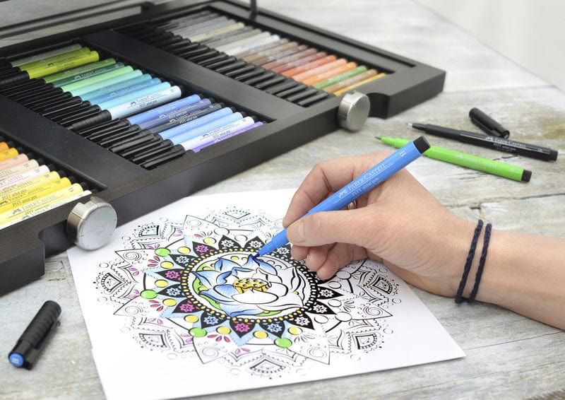 Laad de afbeelding in de Gallery-viewer, Faber Castell Fc-167699 Tekenstift Pitt Artist Pen Big Brush 199 Zwart