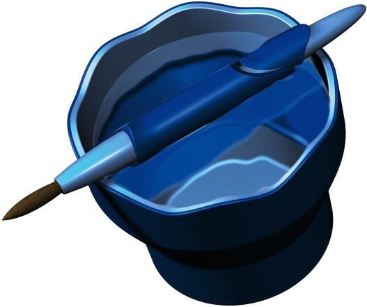 Laad de afbeelding in de Gallery-viewer, Faber Castell Fc-181510 Watercup Clic&Go Blauw