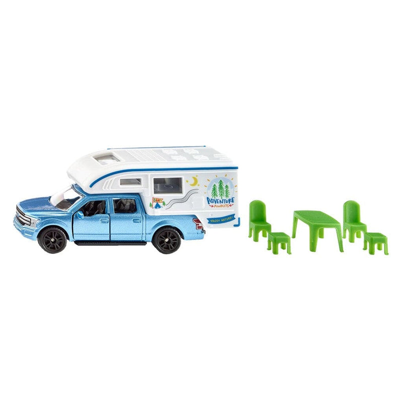 Laad de afbeelding in de Gallery-viewer, Siku 1693 Ford F150 Pick-Up Camper