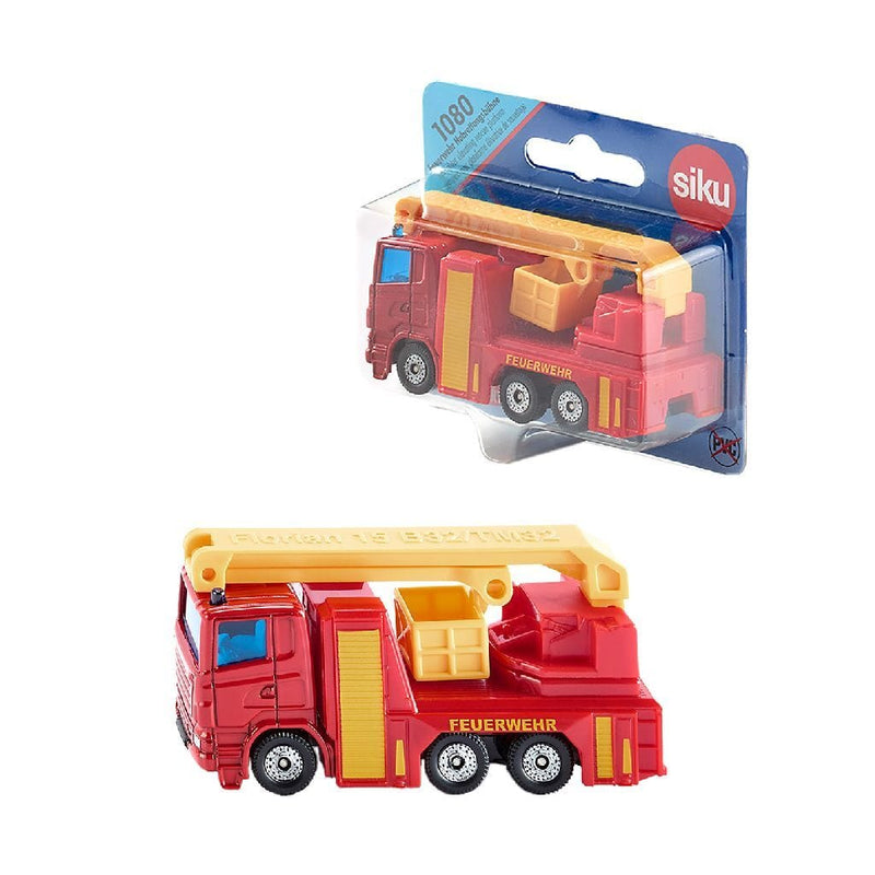 Laad de afbeelding in de Gallery-viewer, Siku 1080 Brandweer Ladderwagen