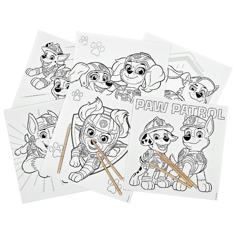 Laad de afbeelding in de Gallery-viewer, Paw Patrol Kleurboek Met 6 Kleurpotloden