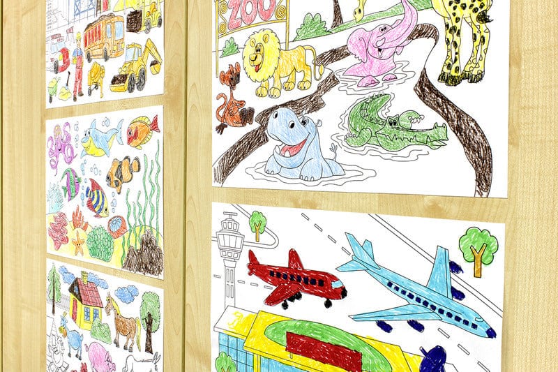 Laad de afbeelding in de Gallery-viewer, Info Notes In-8719-08 Kleurboek 300Mm X 200Mm Colouring Book