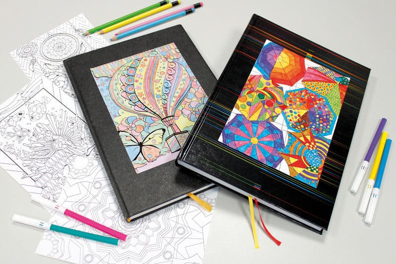 Laad de afbeelding in de Gallery-viewer, Info Notes In-8722-08 Creative Kleurvel A5 Colour & Relax Voor Volwassenen