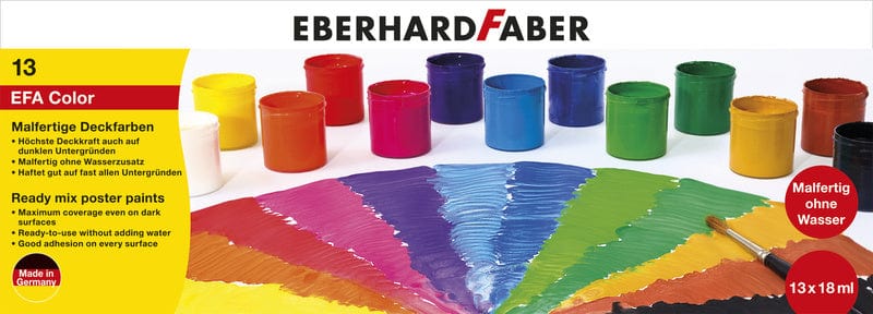 Laad de afbeelding in de Gallery-viewer, Eberhard Faber Ef-575613 Verfset 13 Potjes Kant En Klaar