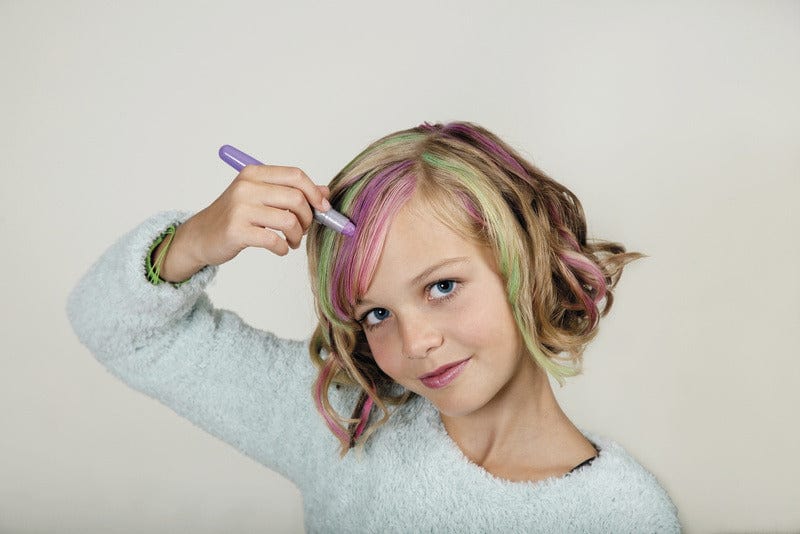 Laad de afbeelding in de Gallery-viewer, Eberhard Faber Ef-579202 Haarkrijt 3 Stuks Roze, Paars, Turquoise