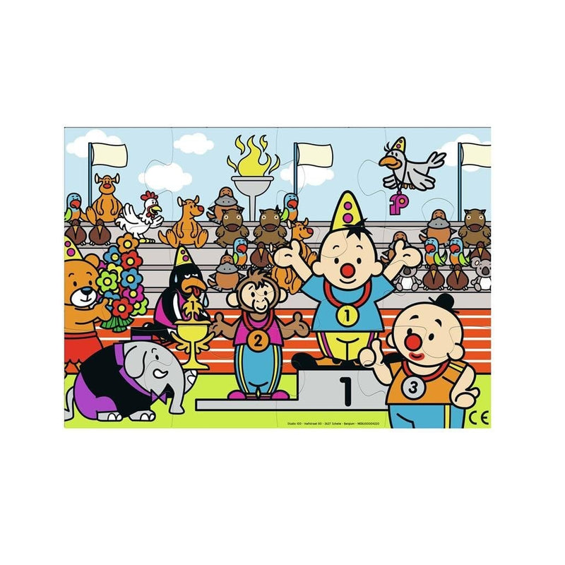 Laad de afbeelding in de Gallery-viewer, Bumba Puzzel Atleet 12 Stukjes