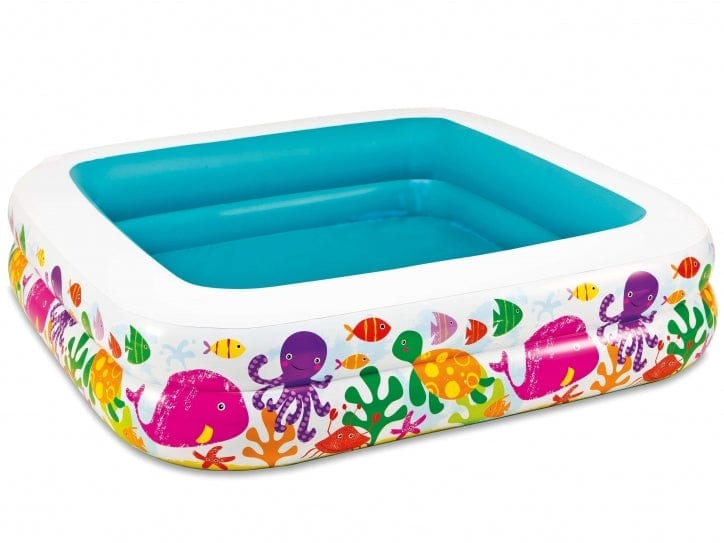 Laad de afbeelding in de Gallery-viewer, Intex Opblaaszwembad Met Zonnedak