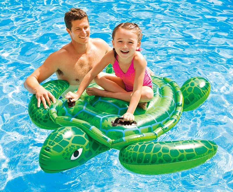 Laad de afbeelding in de Gallery-viewer, Intex Kleine Opblaasbare Schildpad