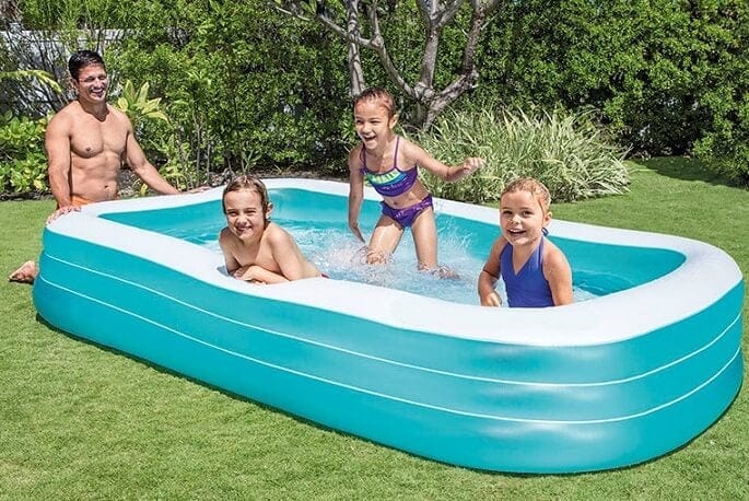 Laad de afbeelding in de Gallery-viewer, Intex Opblaasbaar Zwembad 'Family Pool Large'
