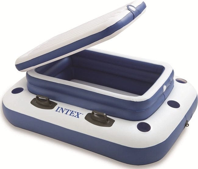 Laad de afbeelding in de Gallery-viewer, Intex Opblaasbare Koelbox Met Flessenhouders