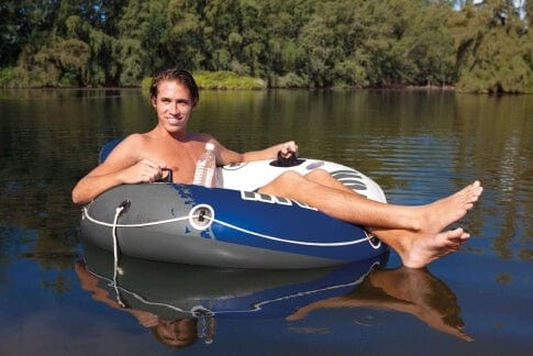 Laad de afbeelding in de Gallery-viewer, Intex River Run Waterlounge Blauw