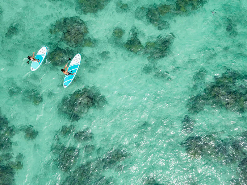 Laad de afbeelding in de Gallery-viewer, Huismerk Intex Aqua Quest 320 Sup Set