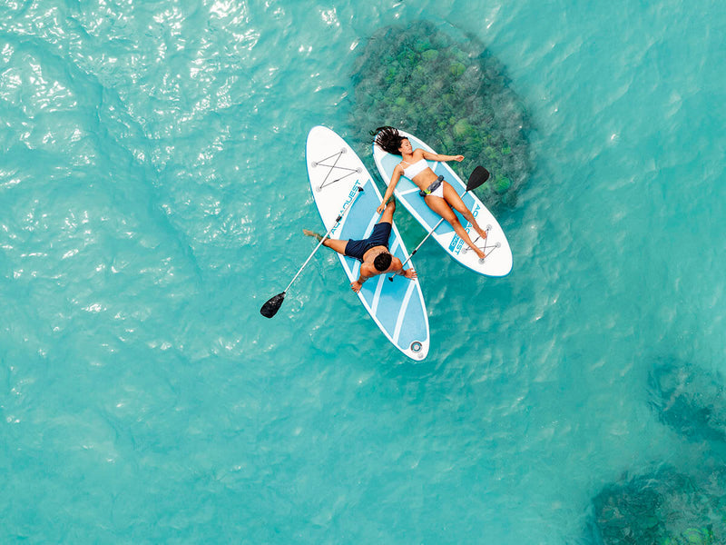 Laad de afbeelding in de Gallery-viewer, Huismerk Intex Aqua Quest 320 Sup Set