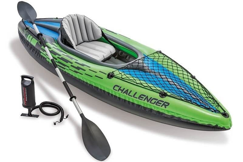 Laad de afbeelding in de Gallery-viewer, Intex Challenger Kayak - Eénpersoons
