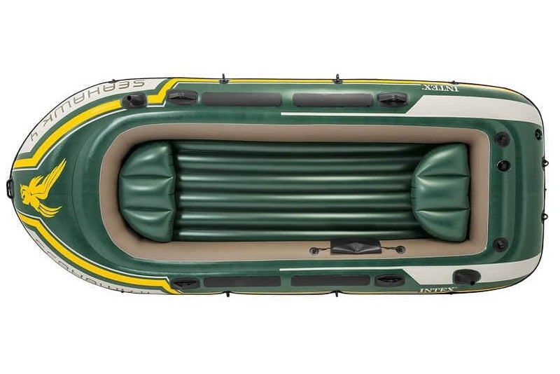 Laad de afbeelding in de Gallery-viewer, Intex Seahawk 4 Set - Vierpersoons Opblaasboot