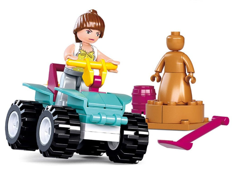 Laad de afbeelding in de Gallery-viewer, Sluban M38-B0599 Girls Dream Beach Quad 54-Delig