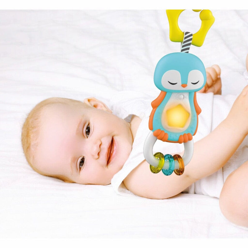 Laad de afbeelding in de Gallery-viewer, Clementoni Baby PinguÏN Rammelaar + Licht En Geluid