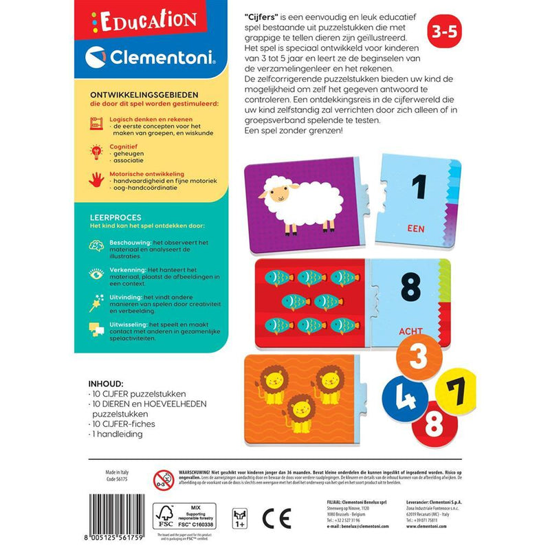 Laad de afbeelding in de Gallery-viewer, Clementoni Education Cijfers