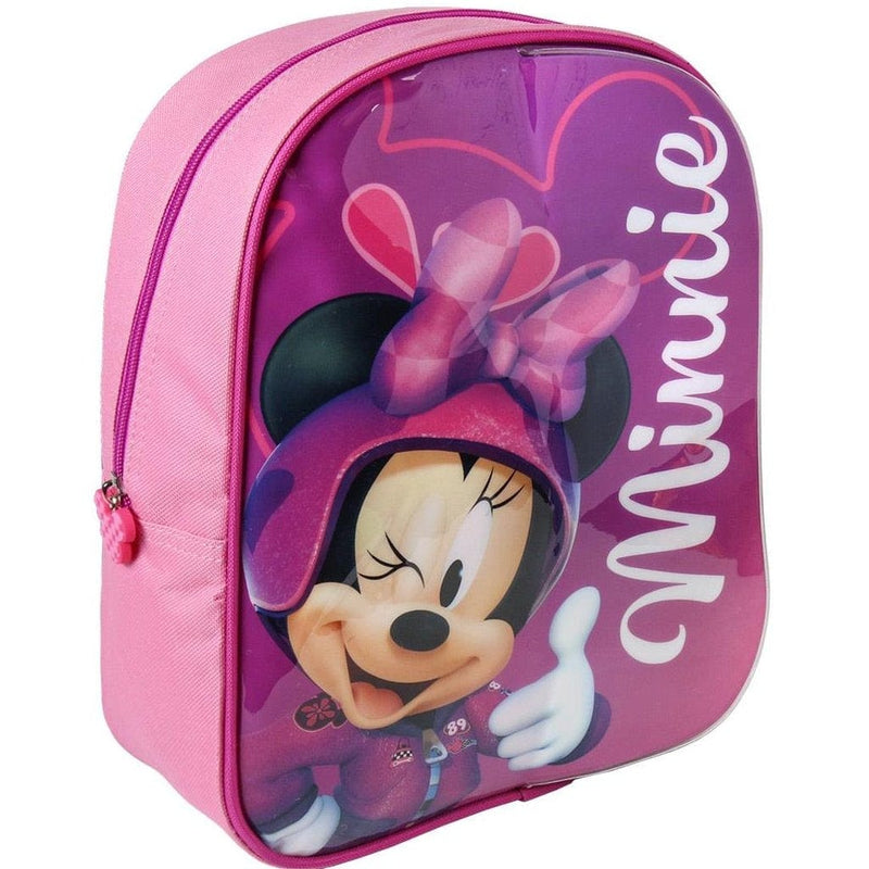 Laad de afbeelding in de Gallery-viewer, Cerda Disney Minnie Mouse Rugzak Met Schrijfgedeelte + 2 Markers 25X31X10 Cm Roze