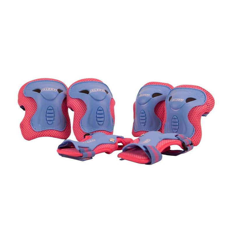 Laad de afbeelding in de Gallery-viewer, Alert Beschermset Maat S 6-Delig Roze/Paars