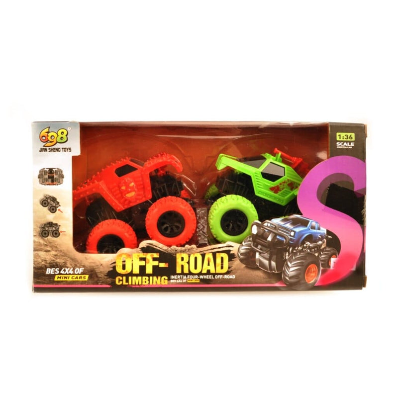 Laad de afbeelding in de Gallery-viewer, Overige Merken Off-Road 4X4 Auto 2 Stuks