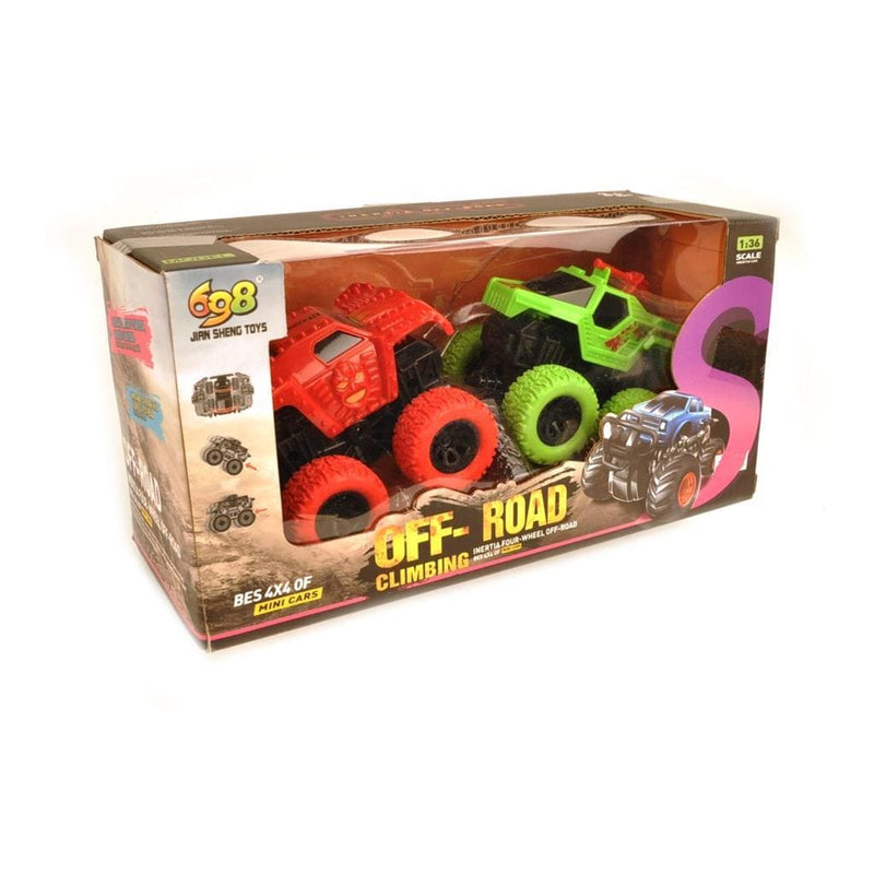 Laad de afbeelding in de Gallery-viewer, Overige Merken Off-Road 4X4 Auto 2 Stuks