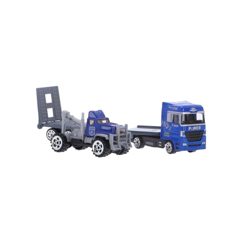Laad de afbeelding in de Gallery-viewer, Overige Merken Die-Cast Transporter + Voertuig Assorti