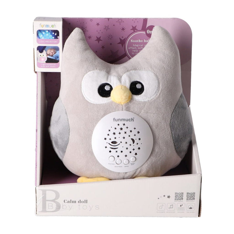 Laad de afbeelding in de Gallery-viewer, Overige Merken Knuffelprojector Uil + Licht En Geluid