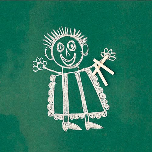 Laad de afbeelding in de Gallery-viewer, Ses Krijtjes Wit 12 Stuks