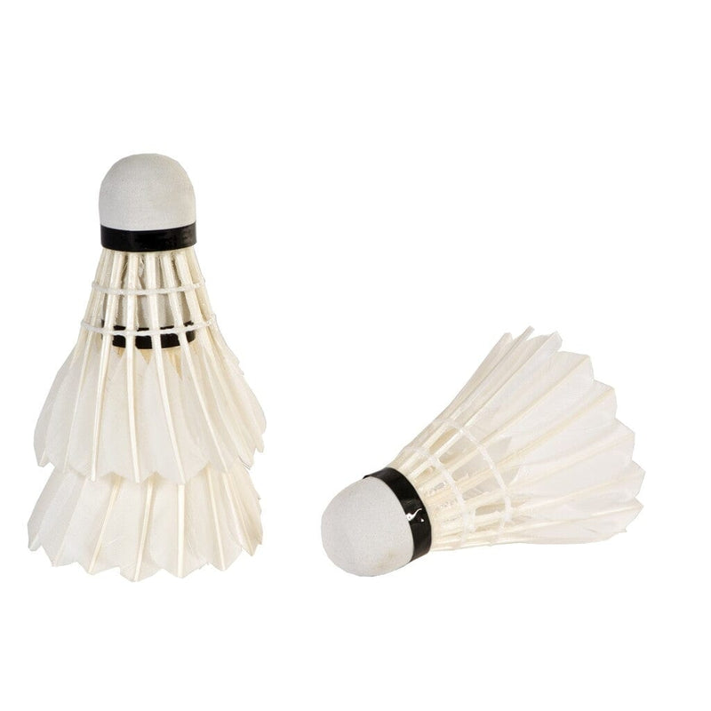 Laad de afbeelding in de Gallery-viewer, Sportx Badmintonshuttles Met Veren 3 Stuks Wit