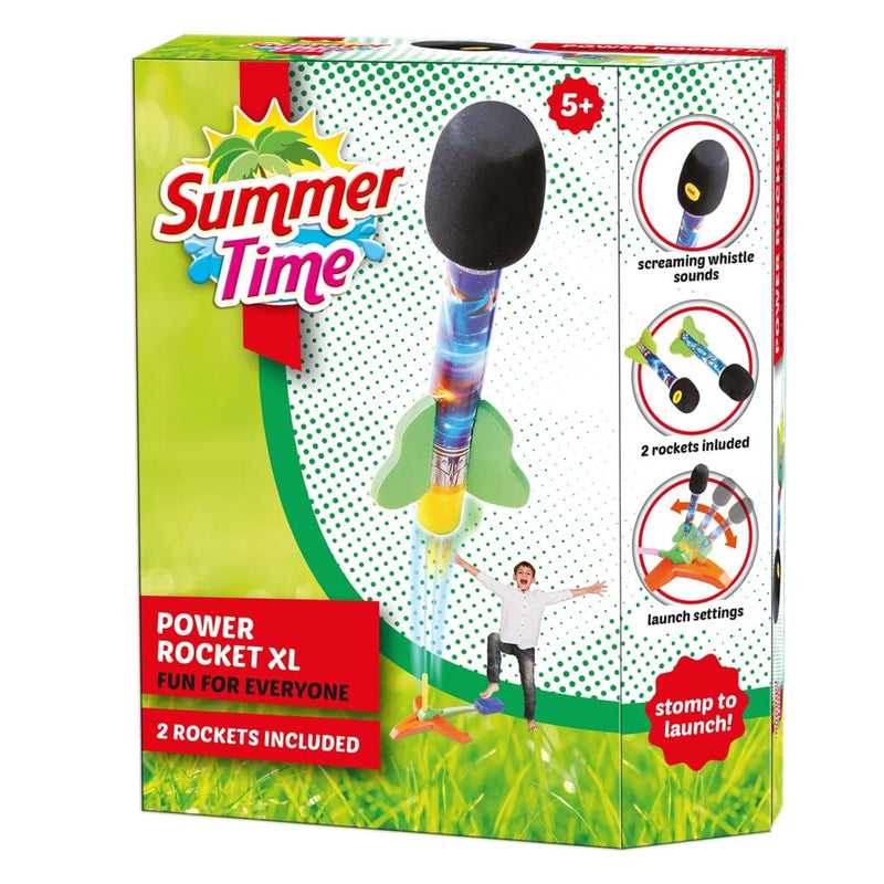 Laad de afbeelding in de Gallery-viewer, Summertime Power Rocket Xl Met 2 Raketten + Geluid