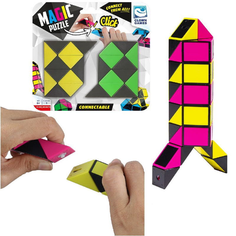 Laad de afbeelding in de Gallery-viewer, Clown Games Magic Puzzle Connectable 2X12