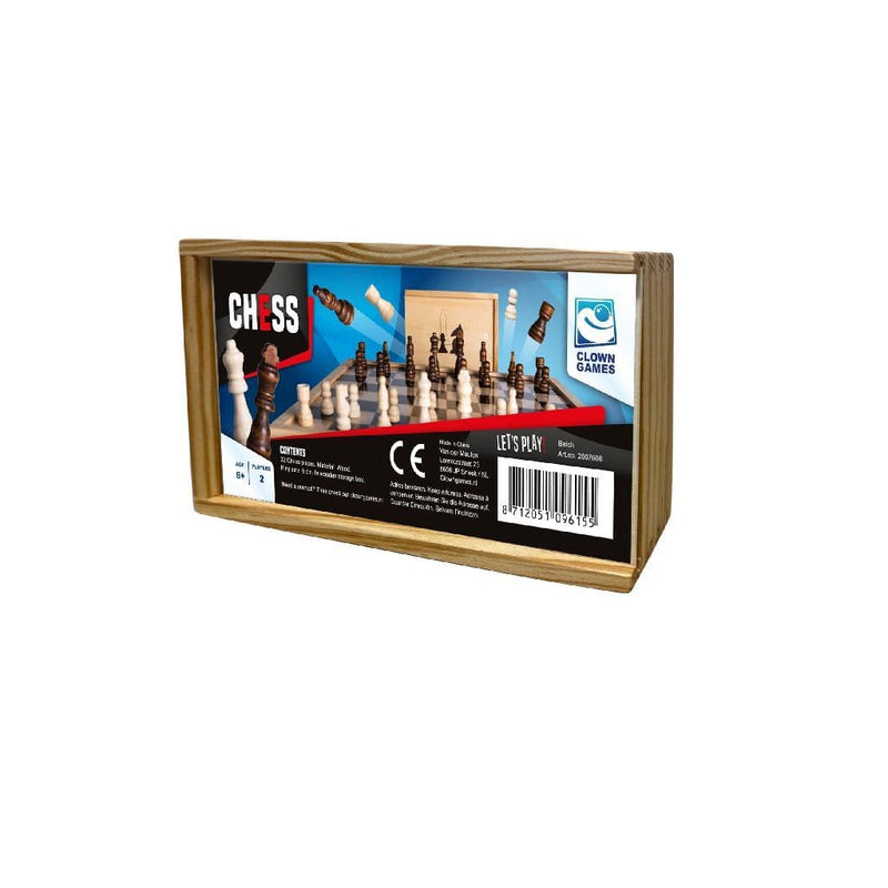 Laad de afbeelding in de Gallery-viewer, Clown Games Houten Schaakstukken