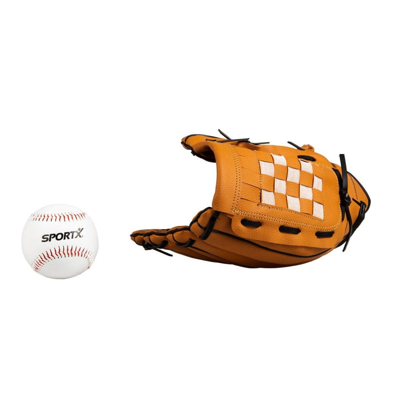 Laad de afbeelding in de Gallery-viewer, Sportx Honkbal Handschoen + Bal
