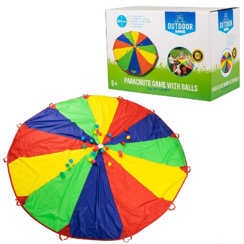 Laad de afbeelding in de Gallery-viewer, Outdoor Play Parachutedoek Met Ballen