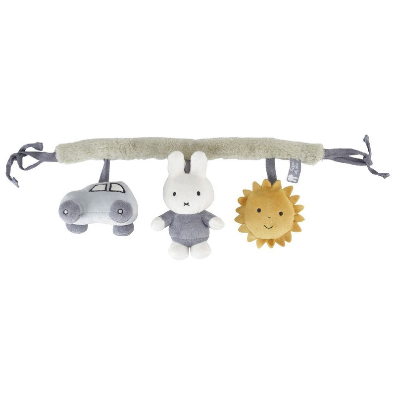 Laad de afbeelding in de Gallery-viewer, Nijntje Fluffy Wagenspanner + Geluid Blauw