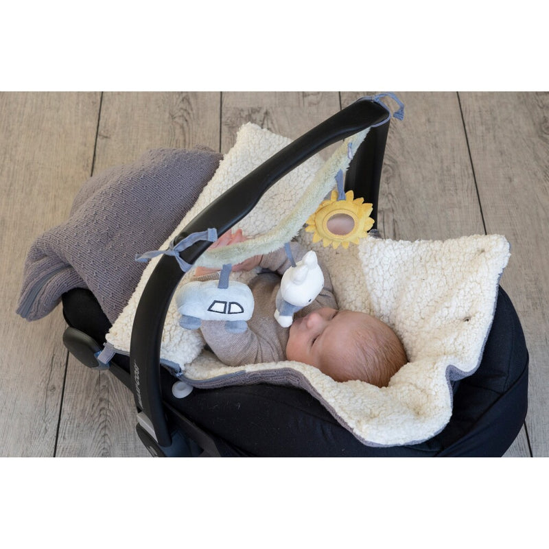 Laad de afbeelding in de Gallery-viewer, Nijntje Fluffy Wagenspanner + Geluid Blauw